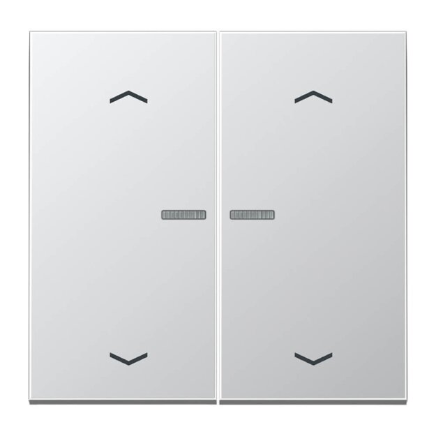 Jung AL102KO5P Wippe für Serientaster Lichtleiter Pfeile (Aluminium) Serie LS