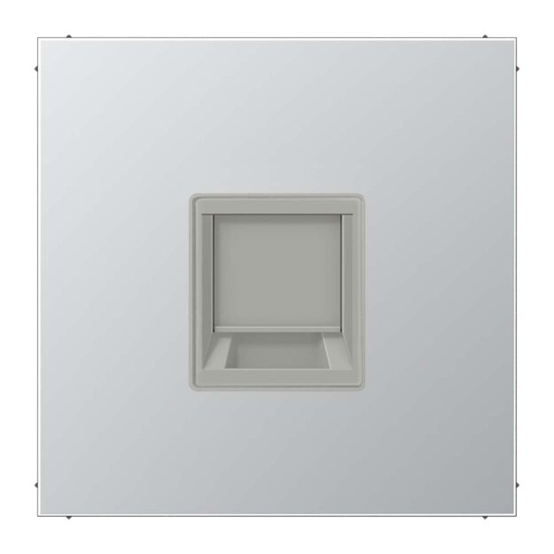 Jung AL1969-1WE Abdeckung f. Modular-Jack 1fach WE (AMP, Radiall) (Aluminium) Serie LS