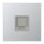Jung AL1969-1WE Abdeckung f. Modular-Jack 1fach WE (AMP, Radiall) (Aluminium) Serie LS