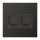Jung AL1969-25WEAN Abdeckung f. Modular-Jack 2fach WE (TE-connect.) (lackiertes Aluminium) Anthrazit Serie LS