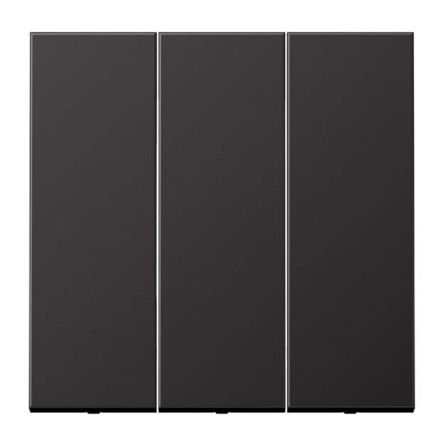 Jung AL993D Wippe für 3fach Schalter (lackiertes Aluminium) Dark Serie LS