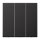 Jung AL993D Wippe für 3fach Schalter (lackiertes Aluminium) Dark Serie LS