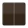 Jung CD102BR Wippe für Serientaster (Duroplast) Braun Serie CD