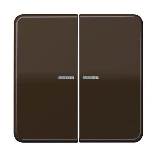 Jung CD102KO5BR Wippe für Serientaster Lichtleiter (Duroplast) Braun Serie CD