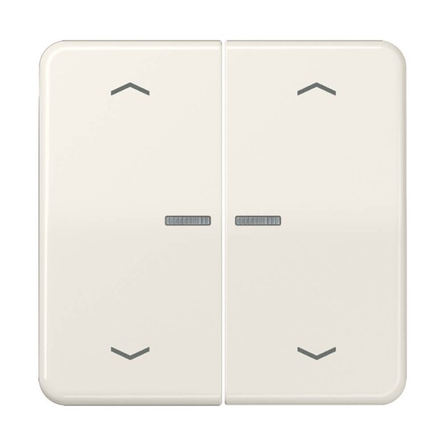 Jung CD102KO5P Wippe für Serientaster Lichtleiter Pfeile (Duroplast) Weiß Serie CD