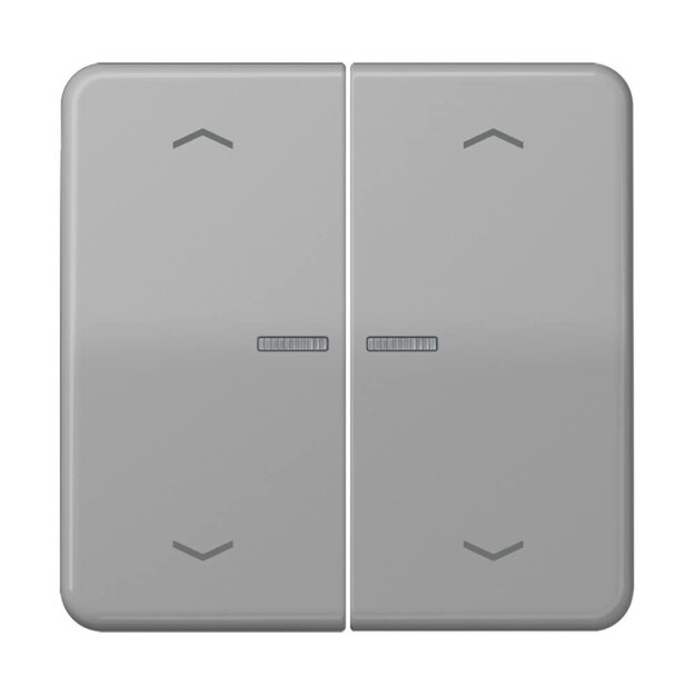 Jung CD102KO5PGR Wippe für Serientaster Lichtleiter Pfeile (Duroplast) Grau Serie CD