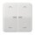 Jung CD102KO5PLG Wippe für Serientaster Lichtleiter Pfeile (Duroplast) Lichtgrau Serie CD