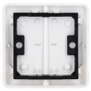 Jung CD102KO5PWW Wippe für Serientaster Lichtleiter Pfeile (Duroplast) Alpinweiß Serie CD