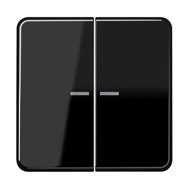 Jung CD102KO5SW Wippe für Serientaster Lichtleiter (Duroplast) Schwarz Serie CD