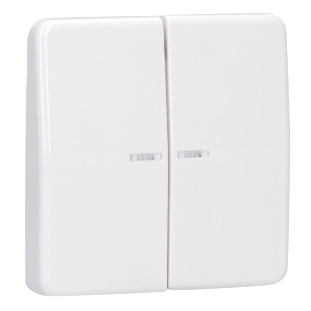 Jung CD102KO5WW Wippe für Serientaster Lichtleiter (Duroplast) Alpinweiß Serie CD