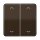Jung CD102PBR Wippe für Serientaster Pfeile (Duroplast) Braun Serie CD