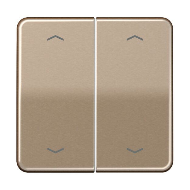 Jung CD102PGB Wippe für Serientaster Pfeile (Aluminium eloxiert) Gold-Bronze Serie CD