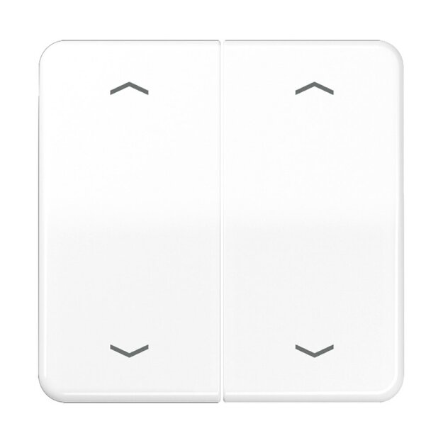 Jung CD102PWW Wippe für Serientaster Pfeile (Duroplast) Alpinweiß Serie CD