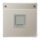 Jung ES1969-15NAWE Abdeckung f. Modular-Jack 1fach NA WE (TE-conne.) (Edelstahl) Serie LS