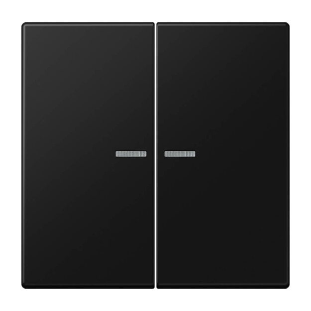 Jung LS102KO5SWM Wippe für Serientaster Lichtleiter (Duroplast) Graphitschwarz Matt Serie LS