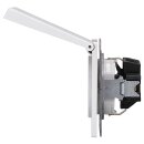 Jung LS1520BFKLWWM Schuko Steckdose m. Klappdeckel (Thermoplast bruchsicher) Schneeweiß Matt Serie LS
