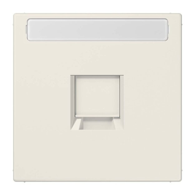 Jung LS1969-15NAWE Abdeckung f. Modular-Jack 1fach NA WE (TE-conne.) (Thermoplast bruchsicher) Weiß Serie LS