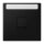 Jung LS1969-1NAWESWM Abdeckung f. Modular-Jack 1fach NA WE (AMP, Rad.) (Thermoplast bruchsicher) Graphitschwarz Matt Serie LS