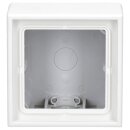 Jung LS581AWWM Aufputz-Kappe m. Rahmen 1fach (Duroplast)...