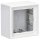 Jung LS581AWWM Aufputz-Kappe m. Rahmen 1fach (Duroplast) Schneeweiß Matt Serie LS