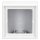 Jung LS581AWWM Aufputz-Kappe m. Rahmen 1fach (Duroplast) Schneeweiß Matt Serie LS