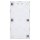 Jung LS582AWWM Aufputz-Kappe m. Rahmen 2fach (Duroplast) Schneeweiß Matt Serie LS
