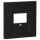 Jung LS969TSWM Abdeckung f. TAE-Anschlussdose (Thermoplast bruchsicher) Graphitschwarz Matt Serie LS