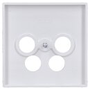 Jung LS990-4SAT2WWM Abdeckung f. SAT-TV-Steckdose Ankaro (Thermoplast bruchsicher) Schneeweiß Matt Serie LS