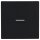 Jung LS990KO5SWM Wippe f. Schalter/Taster Lichtleiter (Duroplast) Graphitschwarz Matt Serie LS