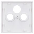 Jung LS990SATWWM Abdeckung f. SAT-TV-Steckdose (Thermoplast bruchsicher) Schneeweiß Matt Serie LS