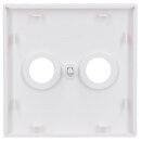 Jung LS990TVWWM Abdeckung f. Antennen-Steckdose (Thermoplast bruchsicher) Schneeweiß Matt Serie LS