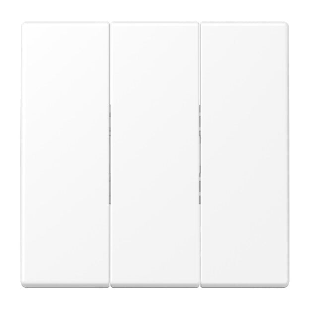 Jung LS993BFWWM Wippe für 3fach Schalter (Thermoplast bruchsicher) Schneeweiß Matt Serie LS