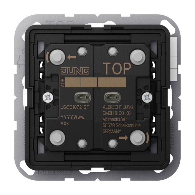 Jung LSCD10721ST KNX Taster Standard 2fach Serie LS