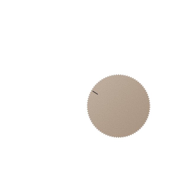 Jung MSTR231CH Drehknopf Manipulationssicher Champagner
