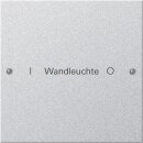 Gira 220126 Wippenset 1-fach beschriftbar System 55 F Alu...
