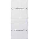 Gira 220203 Wippenset 2-fach (1+1) beschriftbar System 55...
