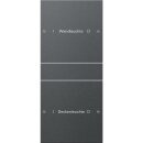 Gira 220228 Wippenset 2-fach (1+1) beschriftbar System 55...