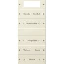 Gira 221501 Wippenset 5-fach Plus (2+3) beschriftbar...