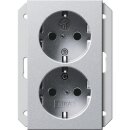 Gira 273526 SCHUKO 2-fach SH f. UP-Dose 1,5-fach System...