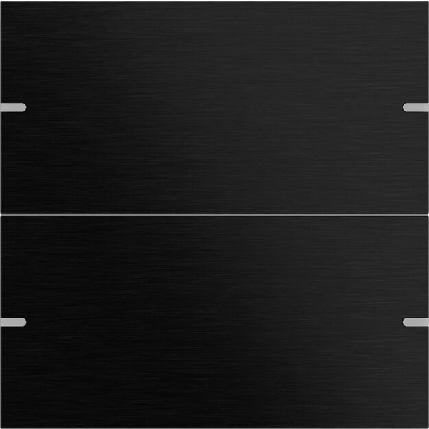 Gira 5022126 Wippenset 2-fach Tastsensor 4 TS4 Aluminium Schwarz