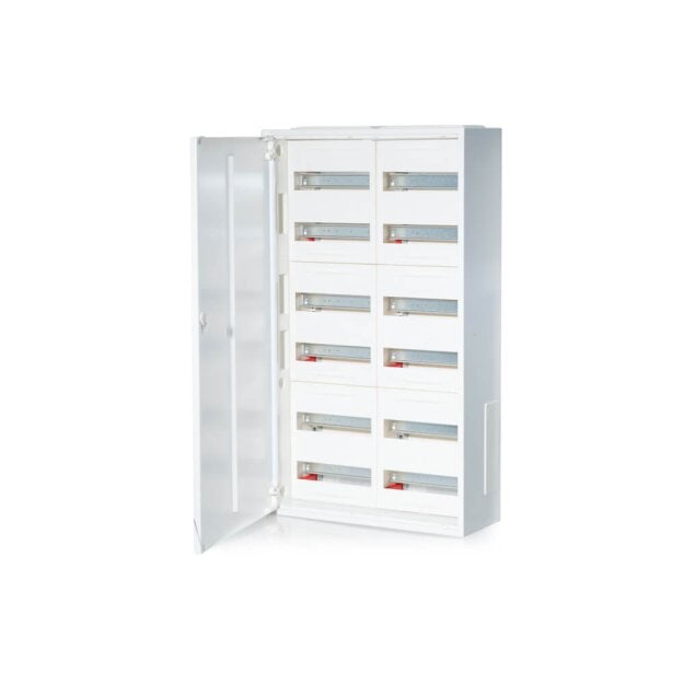 F-Tronic 7110241 Verteilerschrank VS2-6 2-feldrig 6r 950x550x210mm VS2-6
