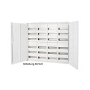 F-Tronic 7110244 Verteilerschrank VS5-6 5-feldrig 6r...