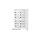 F-Tronic 7110246 Verteilerschrank VS2-7 2-feldrig 7r 1100x550x210mm VS2-7