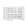 F-Tronic 7110254 Verteilerschrank VS5-8 5-feldrig 8r 1250x1300x210mm VS5-8