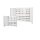 F-Tronic 7110258 Verteilerschrank VS4-9 4-feldrig 9r 1400x1050x210mm VS4-9