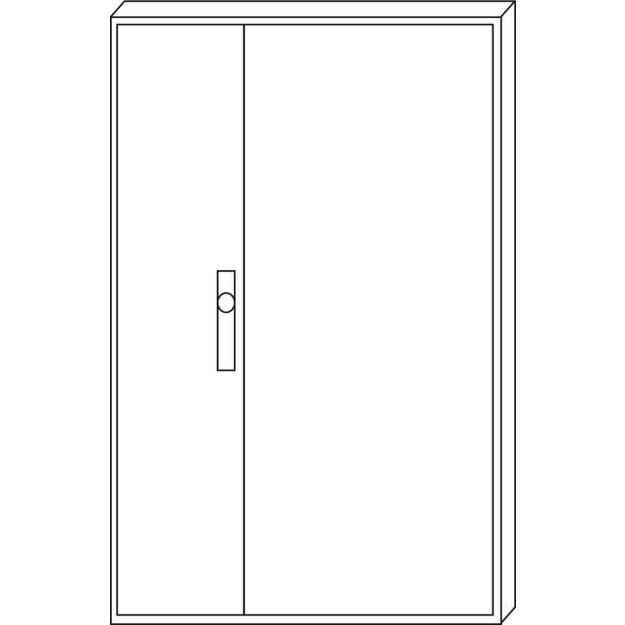 F-Tronic 7120513 Leergehäuse ZA123 IP31/IP43 H=1250mm B=800mm ZA123