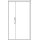 F-Tronic 7120538 Leergehäuse ZF143 IP54 H=1400mm B=800mm ZF143