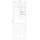 F-Tronic 7160019 Zähleranschlusssäule 2-feldrig H=1710mm eHZ Haube geschlossen ZSA172-2-eHZ-HAK-HG ZSA172-2-eHZ-HAK-HG