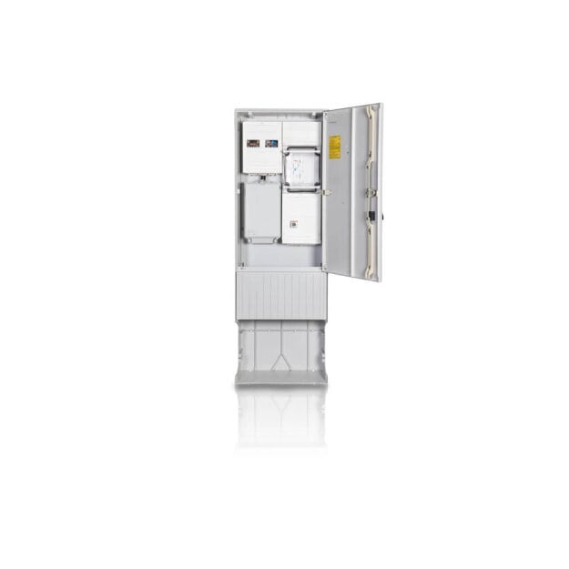 F-Tronic 7160021 Zähleranschlusssäule 2-feldrig H=1710mm eHZ Haube geschlossen ZSA172-2-eHZ-HS-HAK-HG ZSA172-2-eHZ-HS-HAK