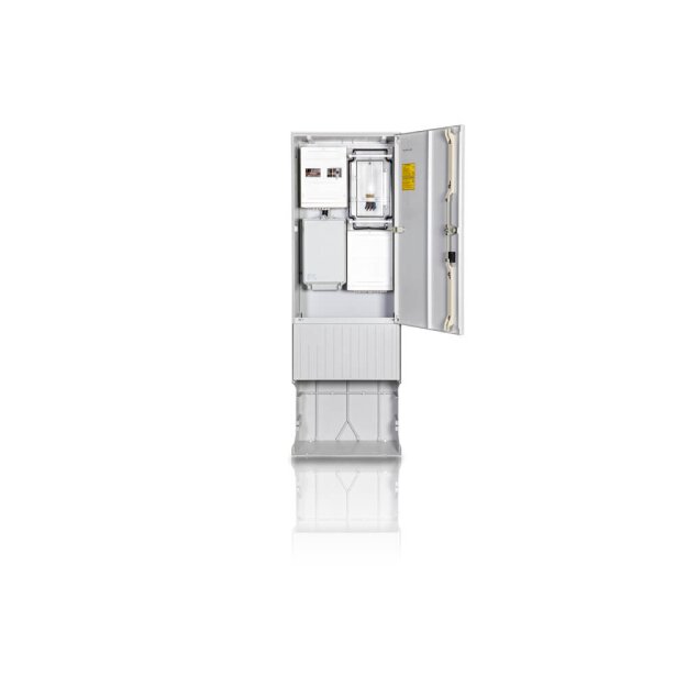 F-Tronic 7160029 Zähleranschlusssäule 2-feldrig H=1710mm 3.HZ Haube geschlossen ZSA172-2-ZK-HG ZSA172-2-ZK-HG